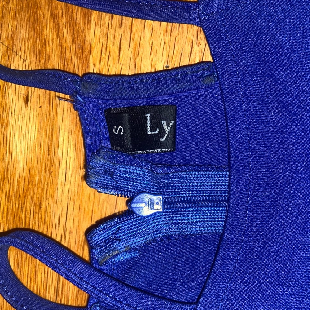 Royal blue floor length formal dress - Picture 6 of 6